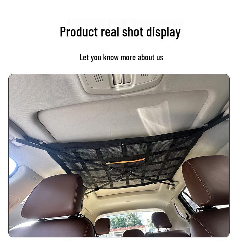 Car Roof Luggage Organizer Net Pocket Hanging Storage Bag