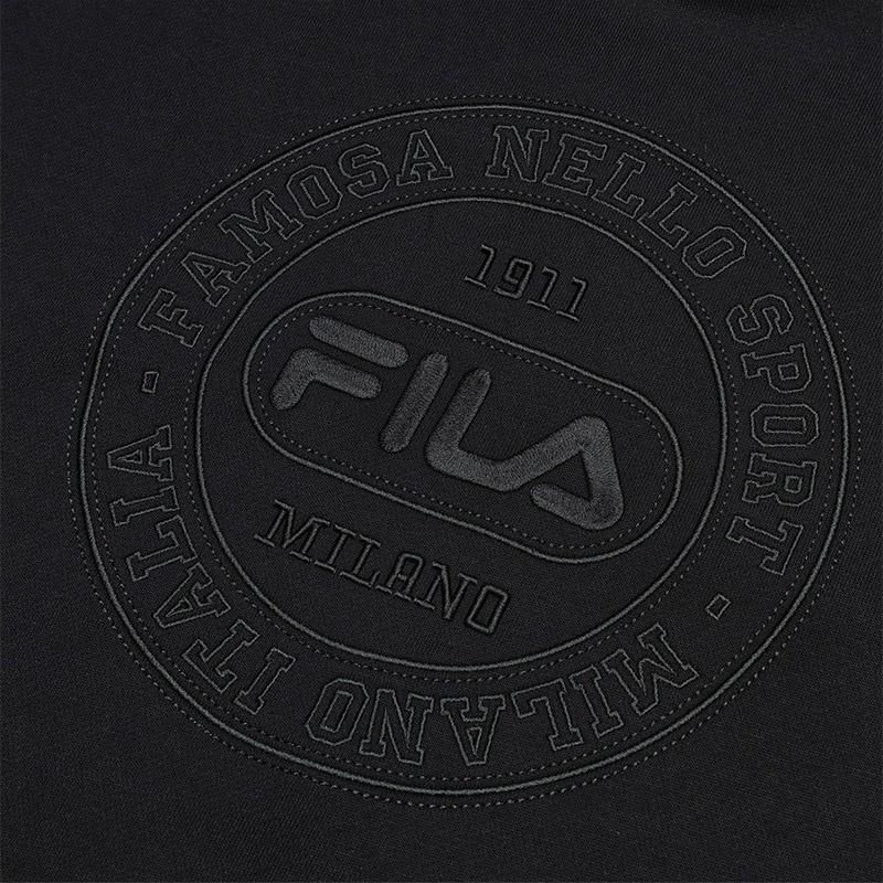 New FILA Sweatshirt Men's Jet Black F11M445208FBK