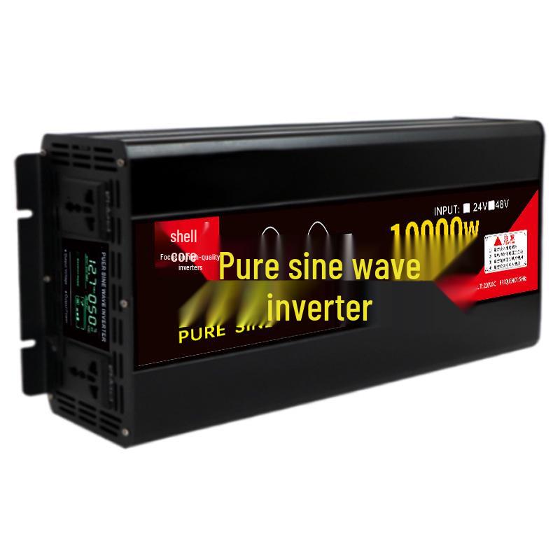 Аморфний сонячний інвертор чистої синусоїди, 4000 Вт/6000 Вт, 12 В/24 В/48 В на 220 В