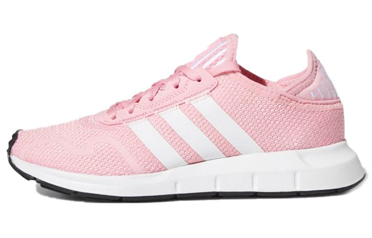 

Adidas Originals Swift Run X Cushioning, Wear Resistant Low top Kids Running Shoes Pink White FY2148 35.5