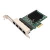 PCIe X1 Network Card Professional Plug and Play 4 Port PCIe Gigabit Ethernet Server Adapter for PC Desktop Laptop