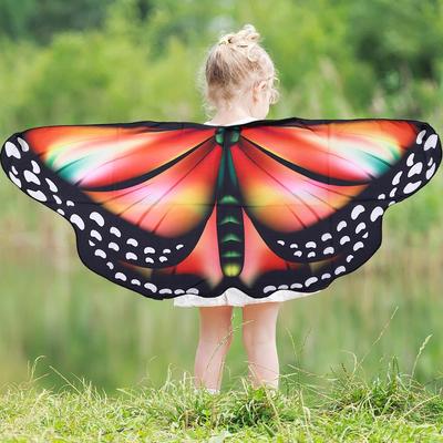Children's Halloween Butterfly Wings Shawl Cloak Costume - European and American Street Style