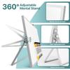 Marsrock Whiteboard, Plain Weekly Planner, Double-Sided, Freestanding, A3 Size, Desktop, Magnetic
