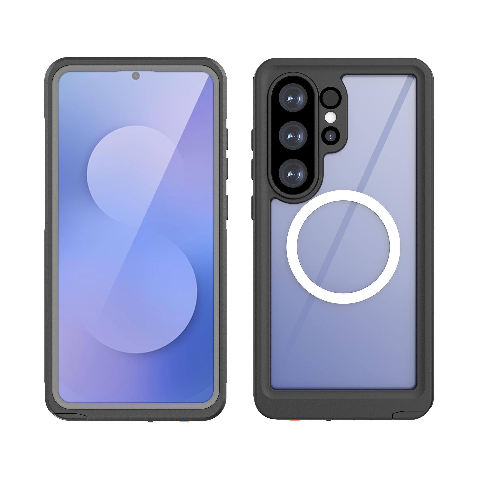 

SHELLBOX 360 Full Body Waterproof Protection Phone Case for Samsung Galaxy S26 Ultra Shockproof PC Magnetic Cover for Magsafe Pc + tpu&Galaxy S26
