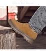 Sapatos Masculinos de Cadarço em Couro Respirável: Botas Casuais, Modernas, Que Aumentam a Altura, Resistentes ao Desgaste, com Solado Macio