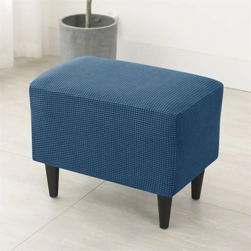 Solid Color Sloping King Back Chair Covers Elastic Polar Fleece Wing Chairs Cover with Seat Cushion Cover Furniture Protector