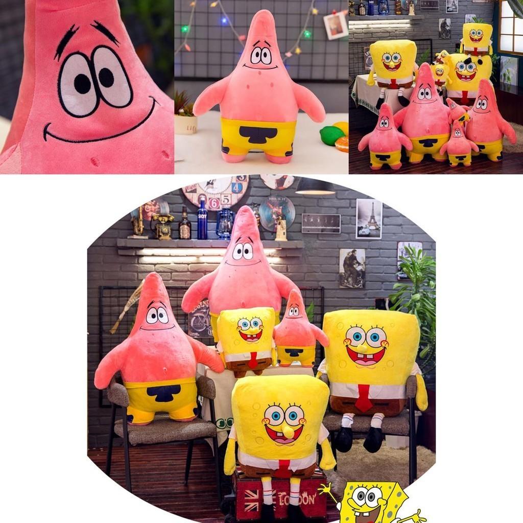 Spongebob Patrick Star Plush Toy Soft Stuffed Doll Cute Cushion Kids Girls Gift