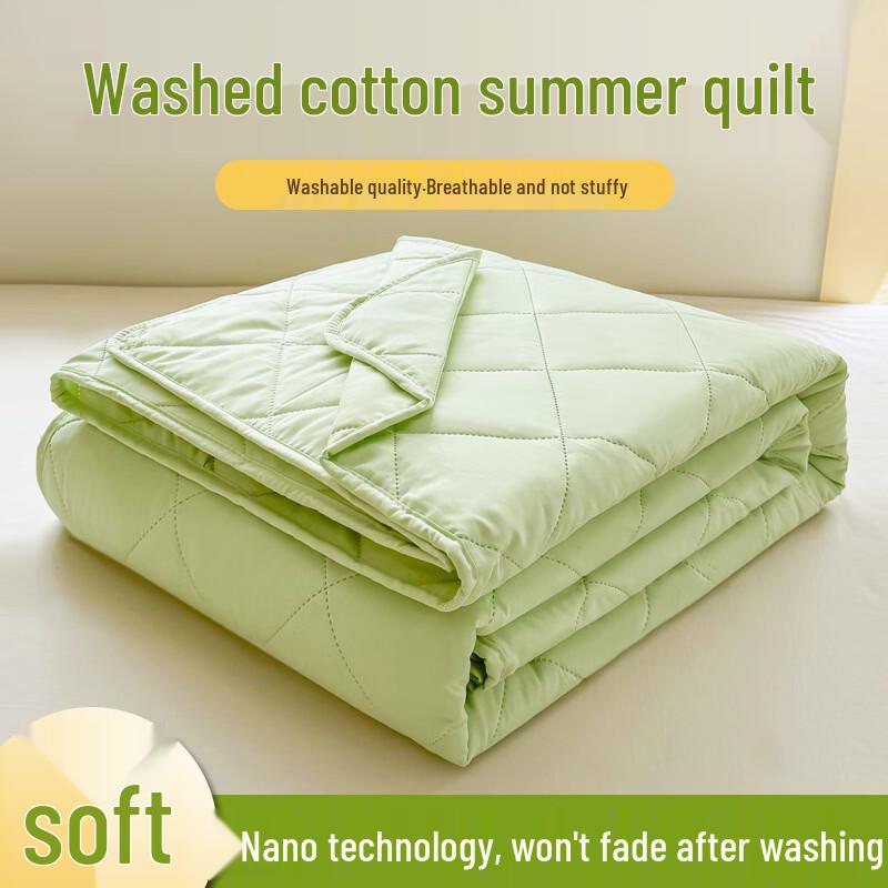 Mling Washed Cotton All-Season Cooling Quilt