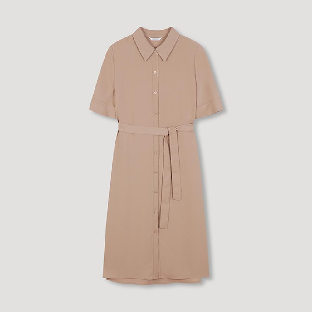 

She S miSS Belted Shirt dreSS Swwopn22060 Pb pink beige/55