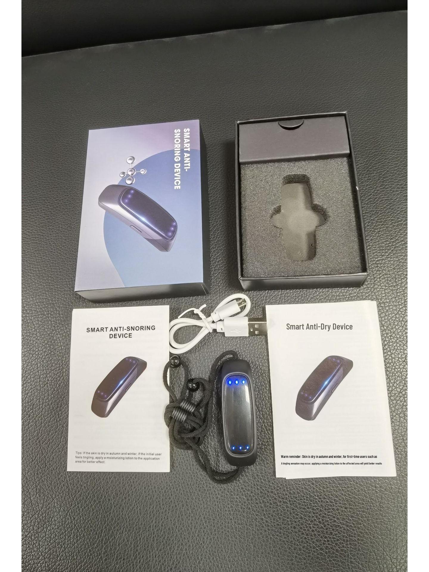 

Электрическое назальное устройство против храпа для предотвращения храпа, заложенности носа и апноэ English чёрный