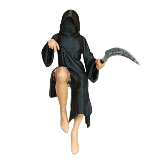 Gothic Desktop Sculpture Handmade Art Ornaments Mysterious Fantasy Figure Halloween Theme Garden Shelf Decoration