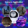 Astronaut Projector Lamp Water Ripple LED Night Lamp USB Plug-in Decorations for Helloween Christmas Friends Children Gifts