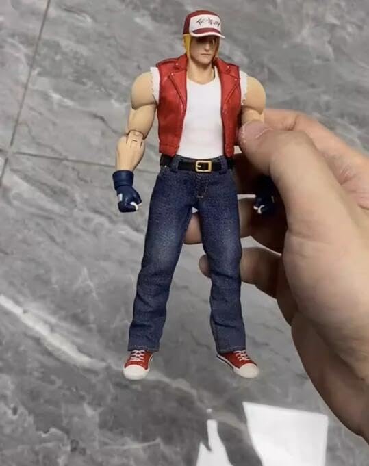 [AC] TUNSHI STUDIO 1/12 THE KING OF FIGHTERS Terry Bogard Movable Action Figure with Body, Head, Costume, and Accessories (Full Set)