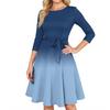 Women's Cocktail Dresses 3/4 Sleeve Vintage Wedding Guest Dress