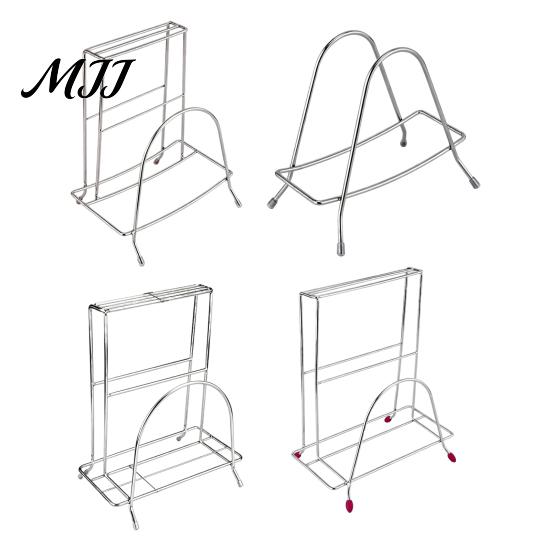 Space Saving Kitchen Tool Stand Stainless Steel Chopping Board Storage Rack And Knife Holder for Household Organization Tools Countertop, Vertical
