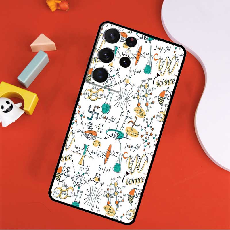Biology and Chemistry Phone Case For Samsung Galaxy S25 Ultra S9 S10 S20 FE S21 S22 S23 S24 Plus S24 Ultra Cover