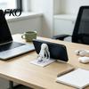 Elegant Desktop Sculpture Yoga Shape Phone Stand, Creative Sculpture, Imitation Stone Frosted Decor Texture Decorative Ornament, for Desk And Bedside