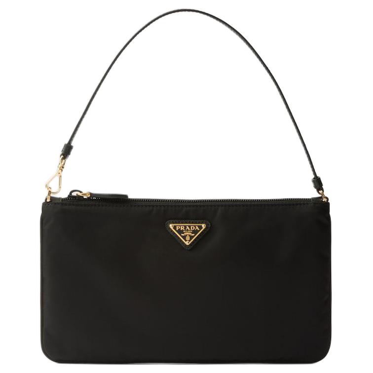 

Жіноча сумка через плече Prada Re-Nylon з логотипом, чорна 1NI545_R067_F0632 Basic Set (Bag+Dust Bag)