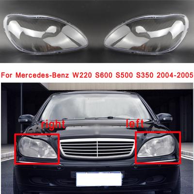 For Mercedes-Benz W220 S600 S500 S320 S350 S280 1998-2005 Car Headlight Headlamp Clear Lens Auto Shell