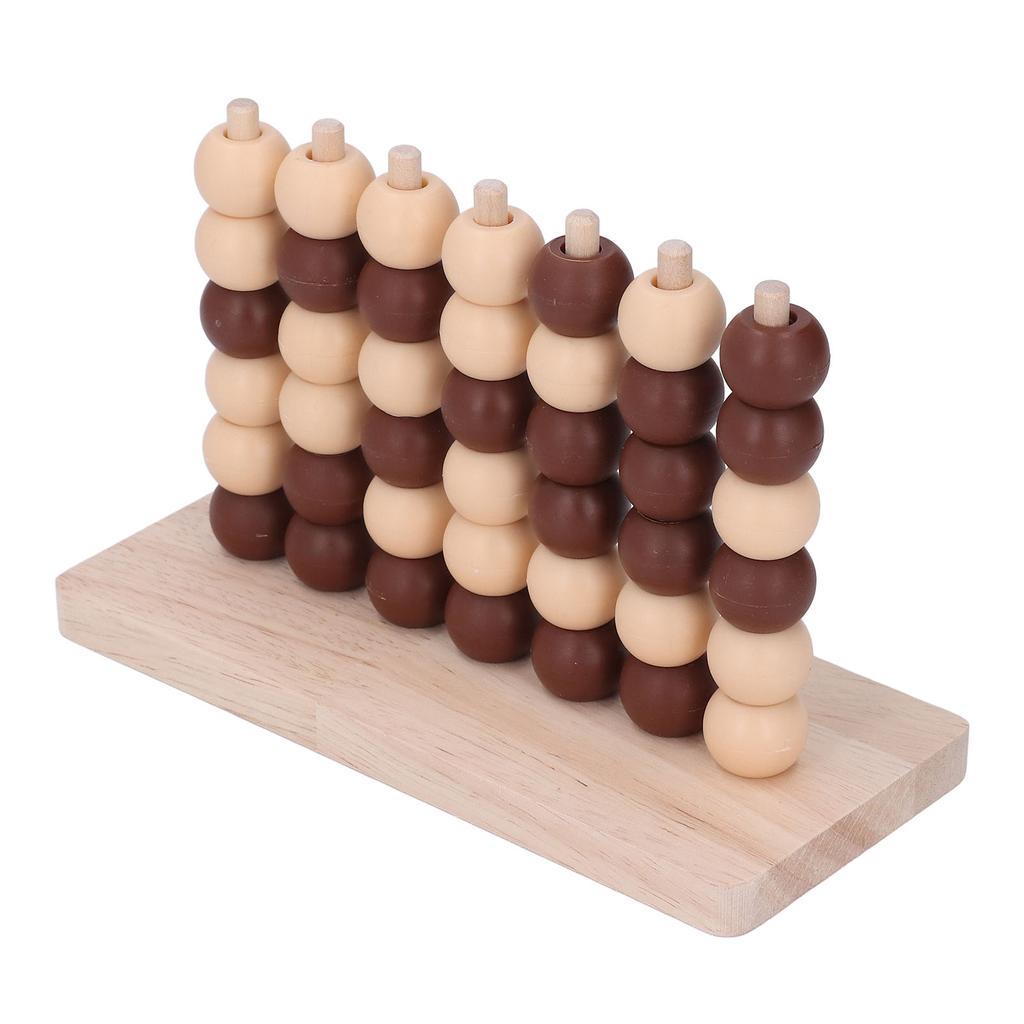Beaded 3D Table Game Chess Toy 4 Connect Chess Toy Early Educatioal Puzzle Interactive Two Player