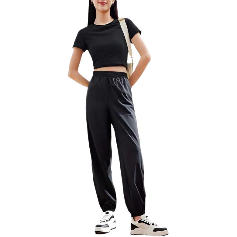 Anta Casual Fashion Comfortable Simple Versatile Sports Long Pants Women bottoms 962537508-4 XS