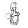 316 Edelstahl Schäkel Schnellspanner Drehbarer Halter Drehbarer Schäkel 70mm Größe Drehbarer Federhaken Schnellverschluss Schnalle