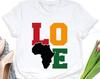 Love Africa Shirt, Africa Shirt, Black History Month T-Shirt, Black Lives Shirt, Human Rights Shirt, Map of Africa Shirt, Africa Map