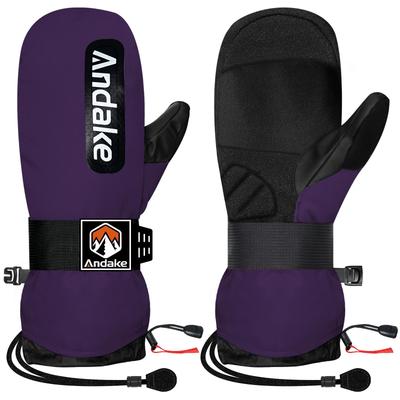 Andake Ski Cold Weather Snowboard for Men and Women Gloves, Gloves, Warm, Waterproof, Breathable, Insulated, Windproof, Winter,