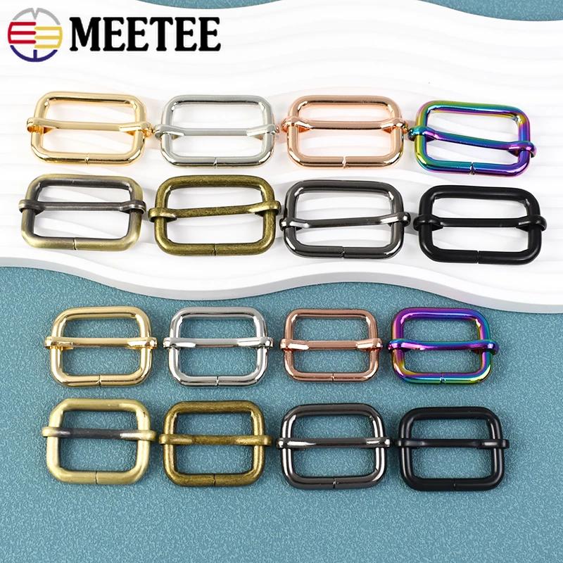 5/10Pcs 13-50mm Belt Buckles Roller Metal Pin Buckle Tri-glides Slider Adjuster Clasp Handbag Strap DIY Garment Accessories