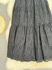 Japanese-Korean Early Spring Hollow Midi A-Line Skirt for Women