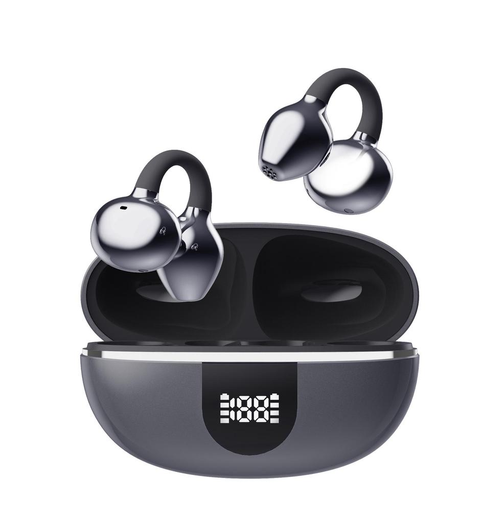 Diamond Buckle Bone Conduction Bluetooth Ear Clip: Noise Reduction, Low Latency, Lossless Sound Quality