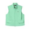 Heritage Series Fashion Woven Loose Stand Collar Vest Women Vests Mantis-Green F11W528704F-GN