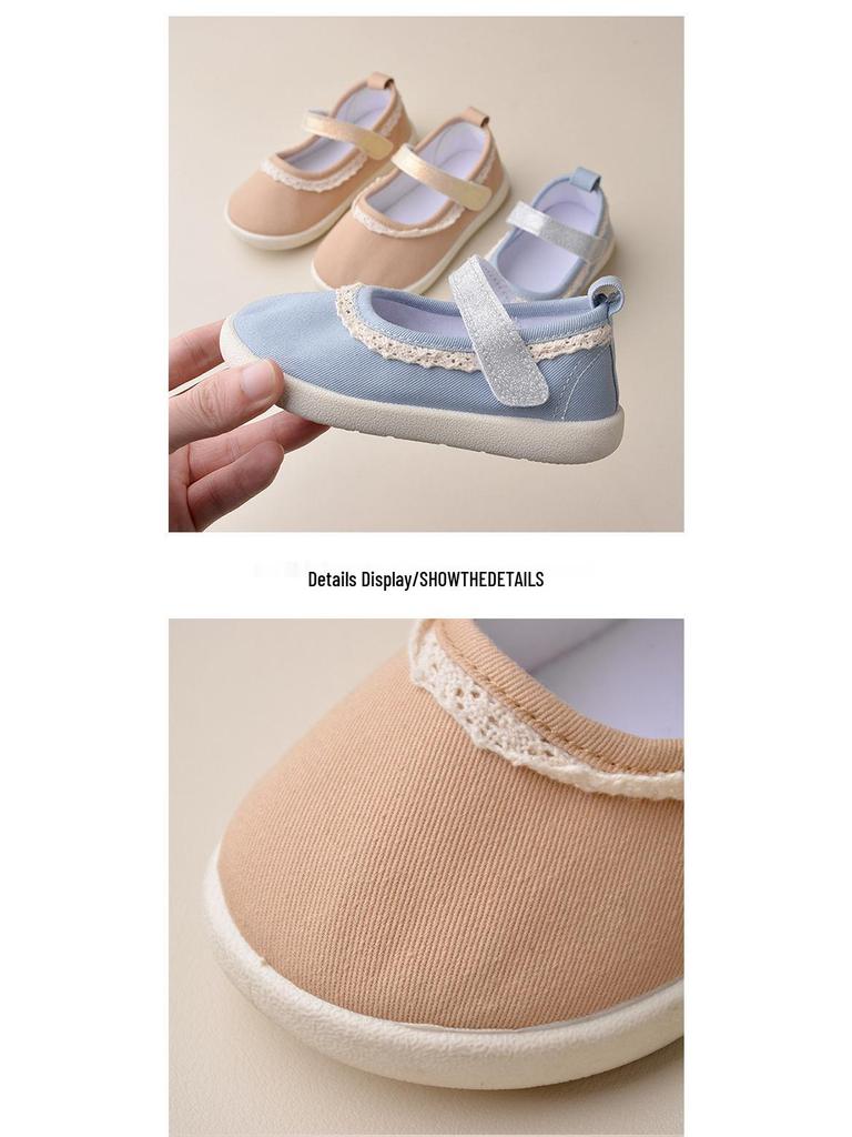 Frühlings- und Herbst-Farbblock-Mädchen-Skateschuhe mit quadratischer Spitze und Klettverschluss - Koreanischer Stil, lässig, weiche Sohle