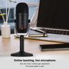 USB Condenser Microphone Intelligent Noise Reduction Cardioid Condenser Microphone for Gaming Podcasting Recording