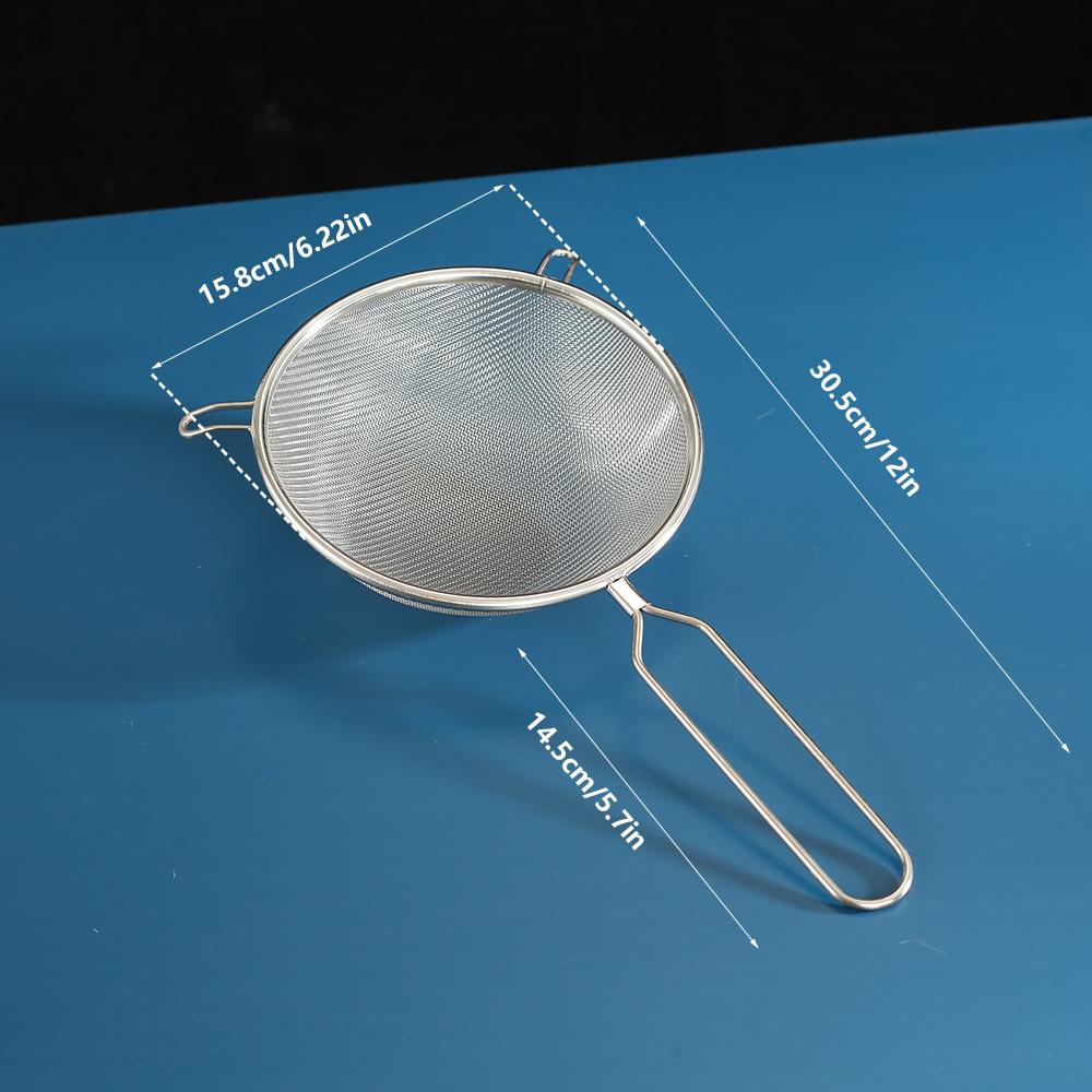 

1pc Kitchen cleaning net, oil separation, grease removal, flour screening, wide edge oil grid, commercial stainless steel strain