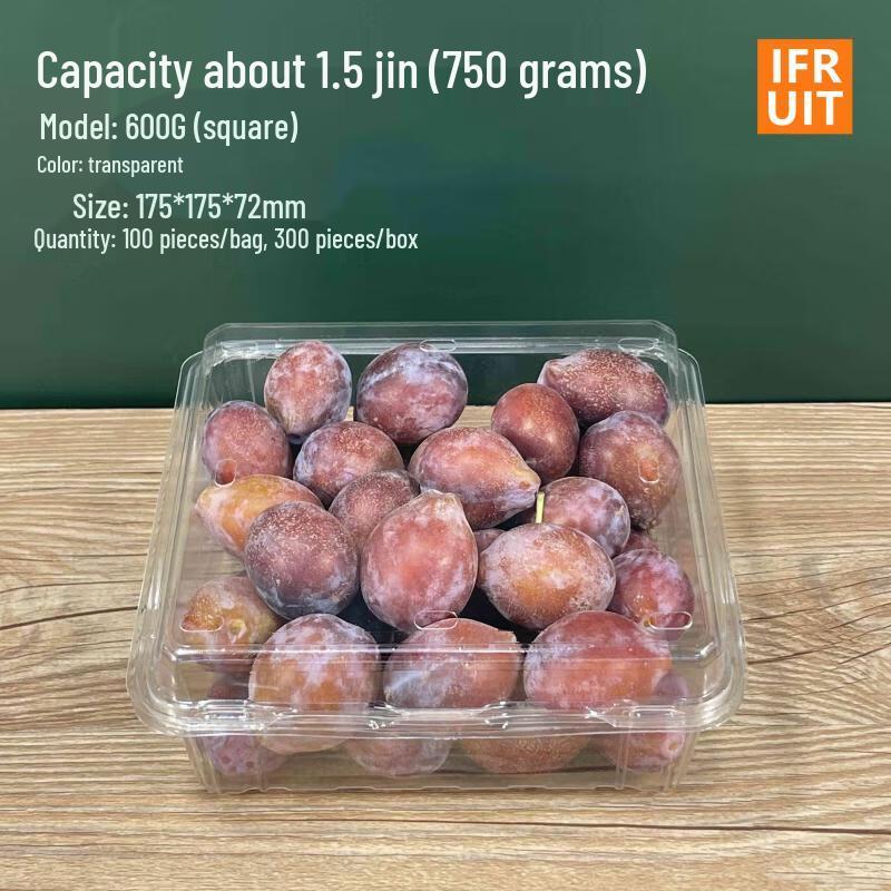 Disposable Transparent Plastic Fruit Packaging Box