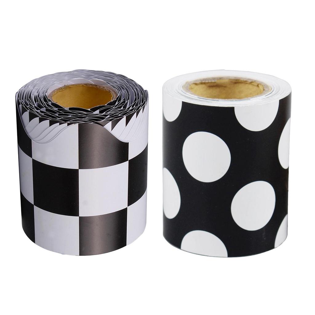 Bulletin Border Trim Decorative Blackboard Desks Straight Border Stickers