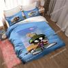 Cartoon Marvin Martian Comfortable Duvet Quilt Cover Pillowcase Bedding Set Children Bedroom Decoration Home Textile