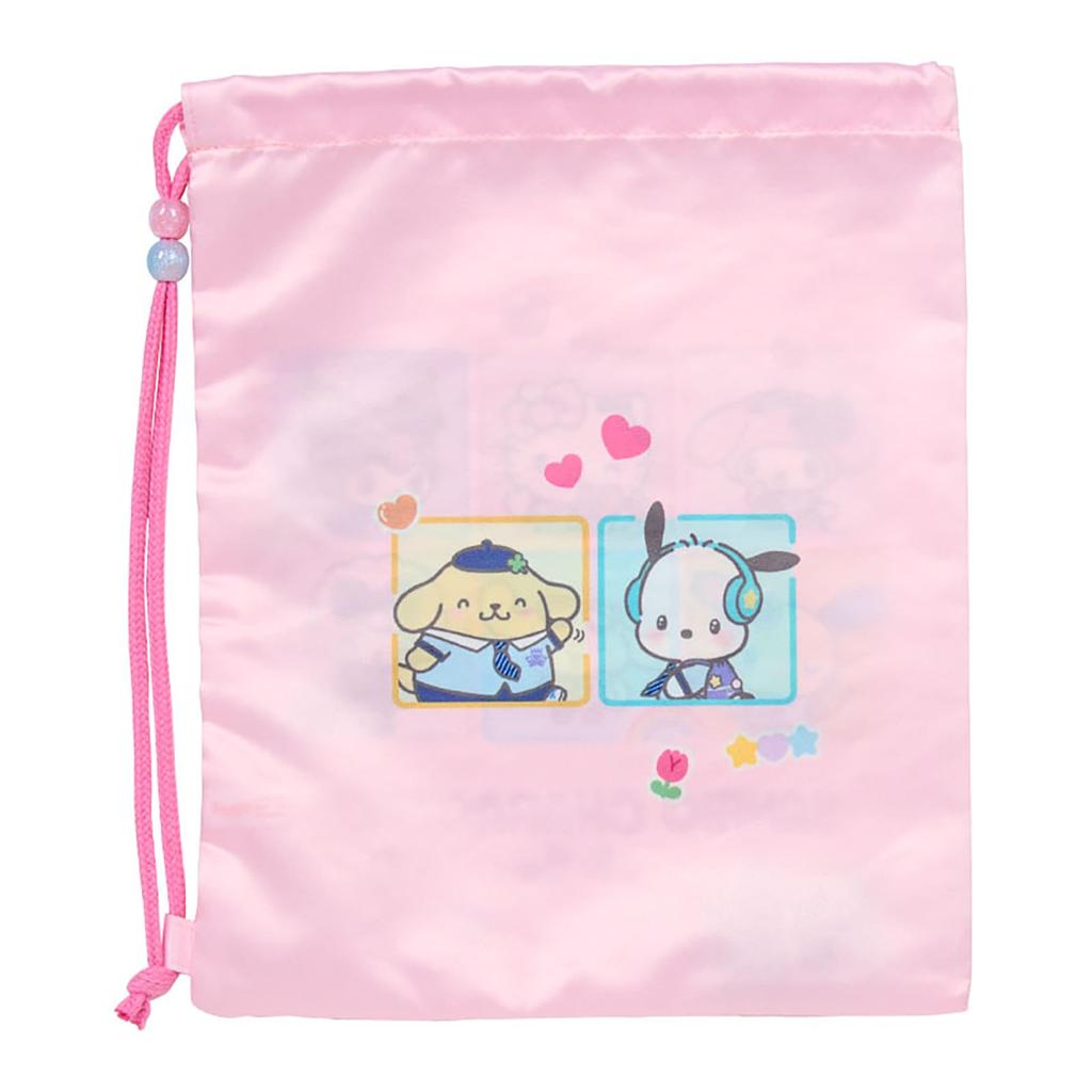 Sanrio drawstring bag set of 2 Academy Sparkling Sanrio Characters Recommended age 3 and up 005533 (#Sanrio Journey)