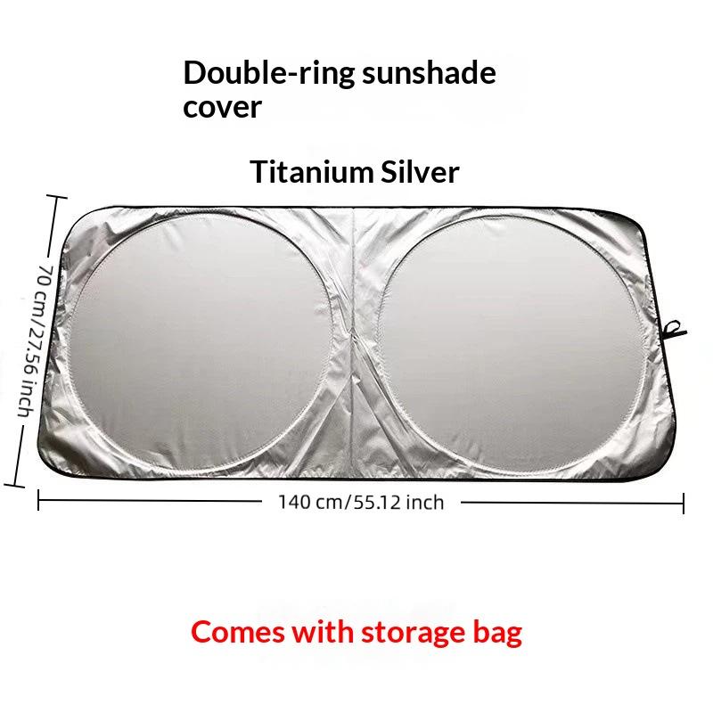 1Pcs Sun Protection Cover Foldable Thicken Front Window Uv Refletive Sunshade Curtain Car Windshield Sun Shade Cover