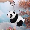 Car Keychain Cartoon Bag Pendant Panda Keychain Plush Keychain Backpacks Key Ring Plush Key Ring