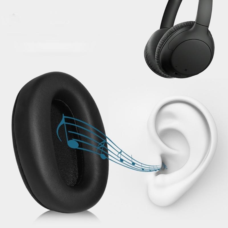 Comfortable Ear pads for WH-CH710N WH-CH720N Headset Earpads Noise Cancelling Sleeves Comfort Cushion Ergonomics Design