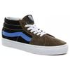 Vans Sk8 Clássico Esportivo Envoltório Durável Cano Médio Tênis de Skate Unissex Tênis de Skate Preto Verde VN0A3WM3TGQ