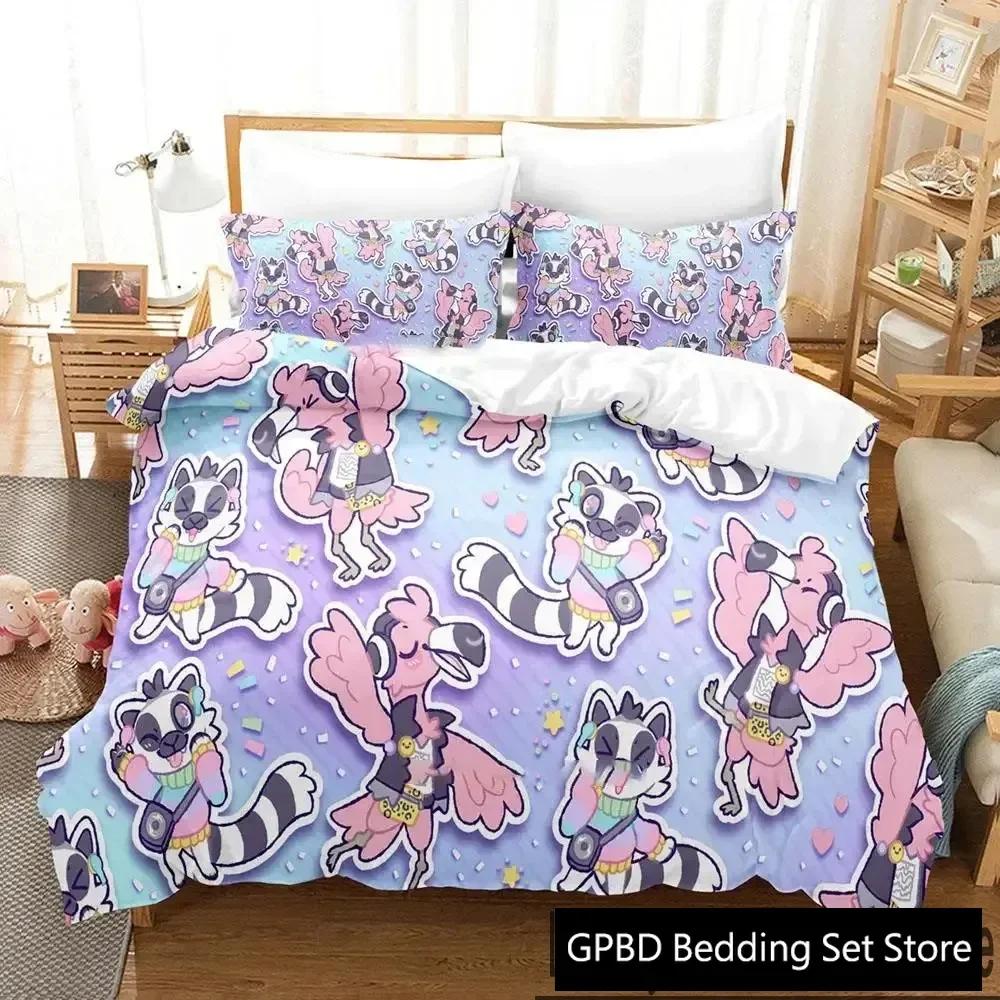 3D Print Game Here Comes Niko Bedding Set Double Twin King Duvet Cover Comforter Pillowcase Boys Girls Adults Bedroom