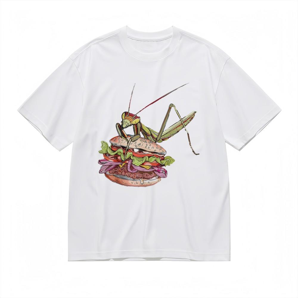 

Women s Nature vs Fast Food Tee Graphic Unisex White 100% Cotton Summer T-shirt XL