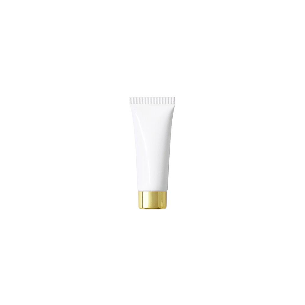 10g White Cosmetic Soft Tube, 10ml Empty Plastic Bottle, Small Capacity Trial Size