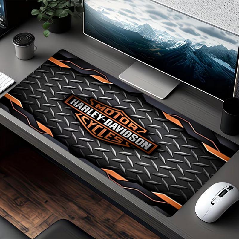 Harley Davidson Print Mouse Pad, for Keyboard Pad Laptop PC Mat for Office Home Use, Desk Decor, Perfect Birthday Gift for Gamers