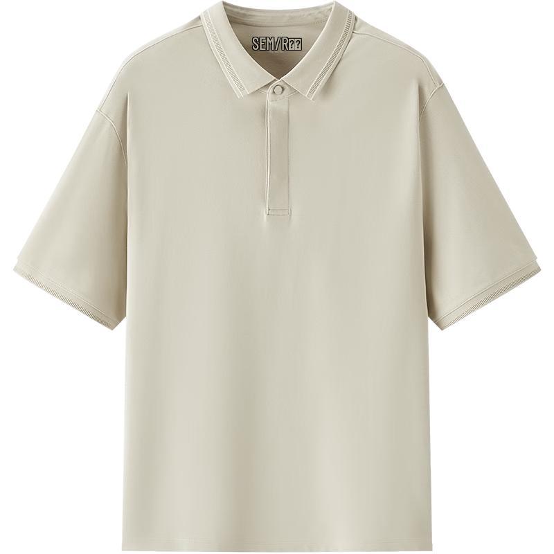 Semir Men s Silk Blend Short Sleeve Polo Shirt XXL