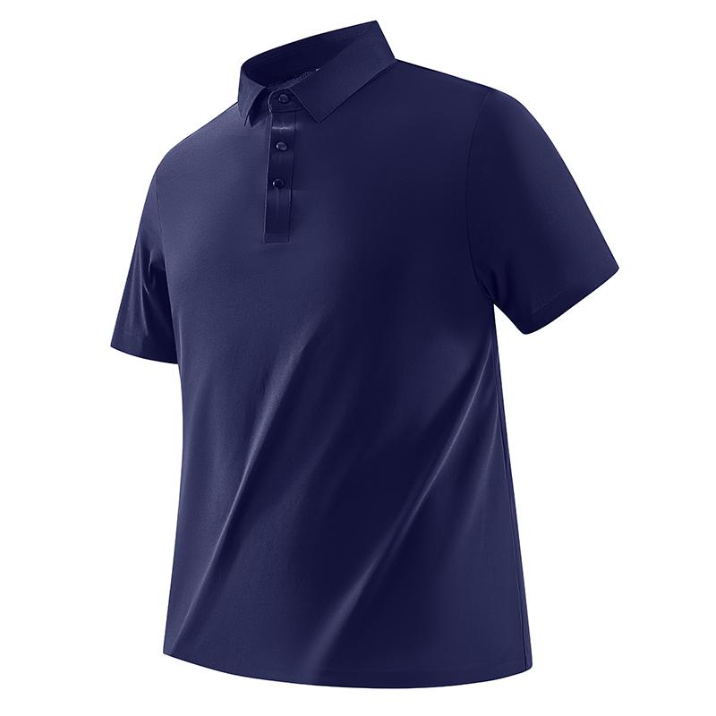 Ice Silk Quick-drying Casual Sports Short-sleeved POLO Shirt Lapel
