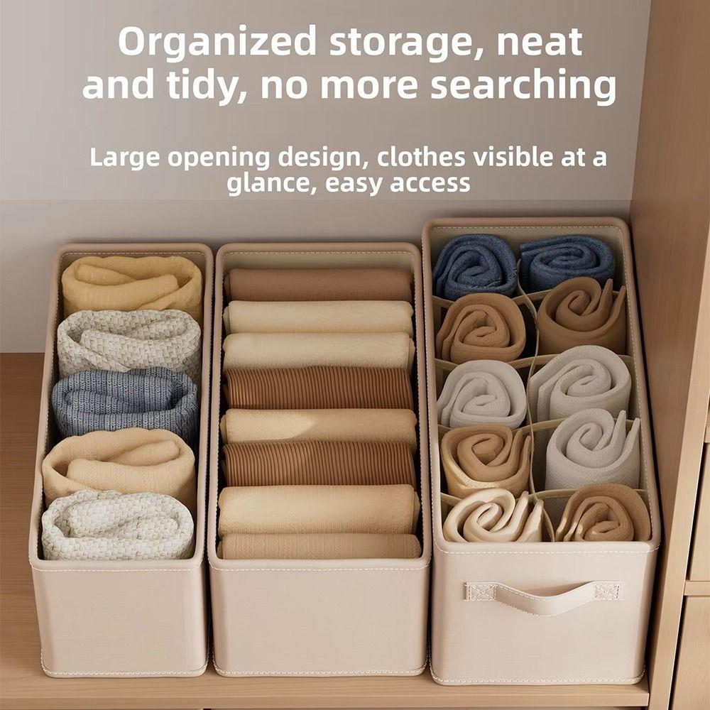 Washable Wardrobe Organizer Foldable Foldable Storage Box Underwear Storage
